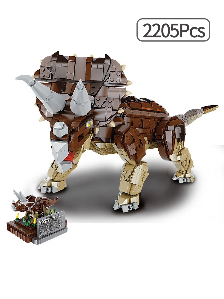 

Dragon Velociraptor Stegosaurus Jurassic Dinosaur World Fossil Model Bricks Building Blocks Toys for Children Boy Kids Gifts