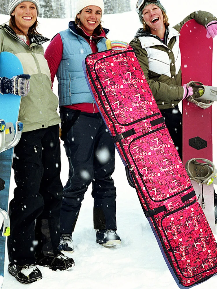 

Snowboard Bag Double Board Veneer Shoulder Bag Ski Bag Shoulder Ski Backpack Checked Ski Bag Ootdoor Ski Snowboard Bag