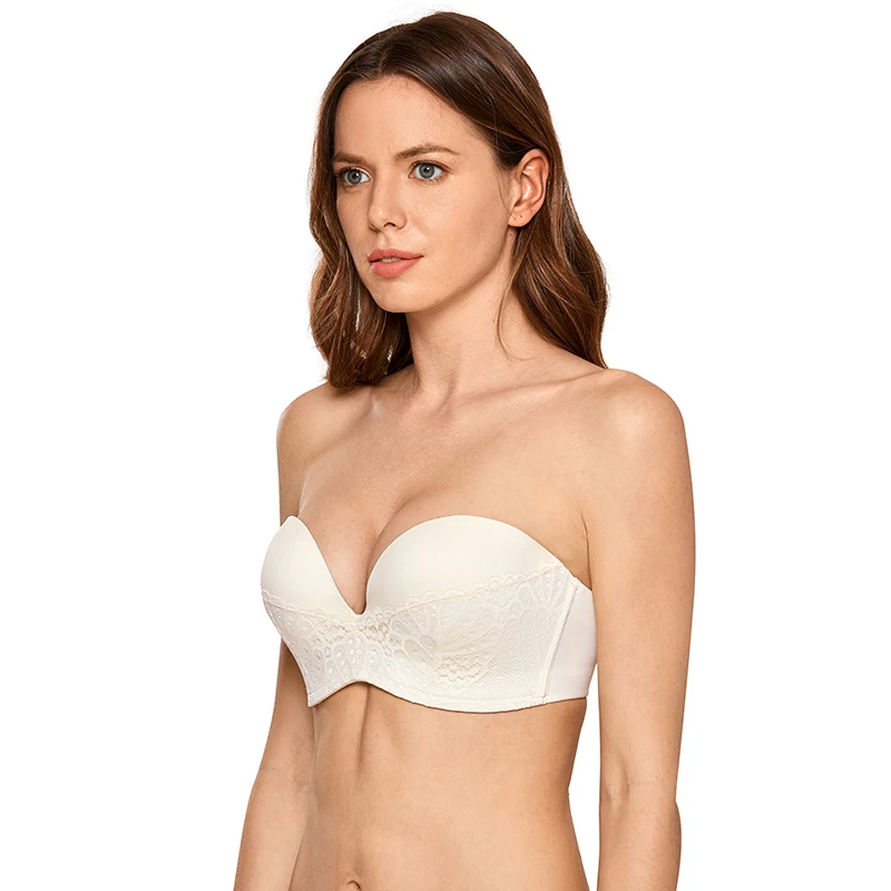 Для женщин легкой подкладке большое Поддержка из кружева на косточках невидимый