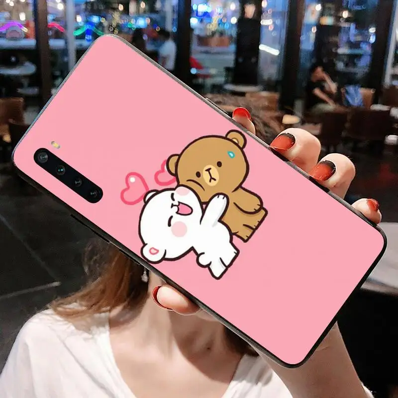 Чехол для телефона с молочным медведем Xiaomi Mi Note 10 Lite 9T Pro xiaomi CC9 9SE | Мобильные