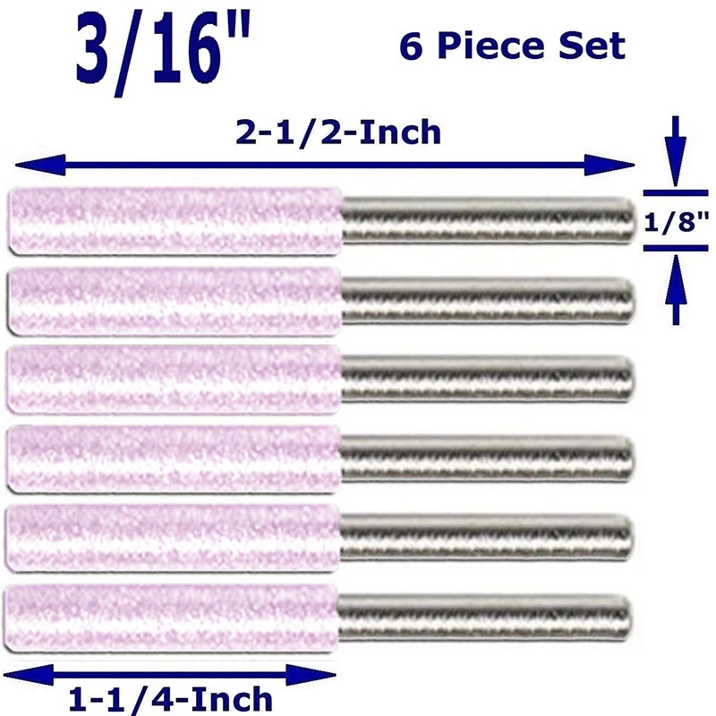 6 * Алмазная точилка для бензопилы пилка из заусенцев 3/16 шлифовальной