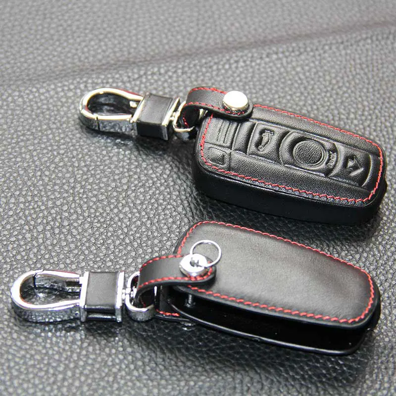 Кожаный чехол для Bmw E90 E30 E60 E34 E36 E38 E39 E46 118 220 M235 320 328 428 435 528 X1 X3 chaviro черный ключей|key