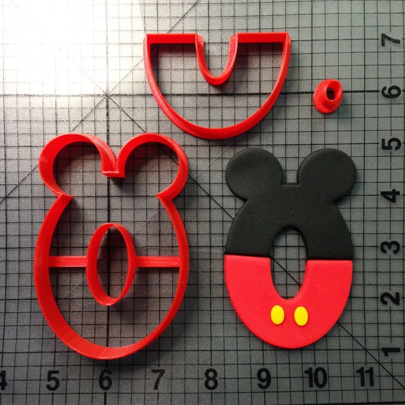 4 дюйма 5 дюймов мультяшная мышь номера шрифтов один два три четыре пять детский