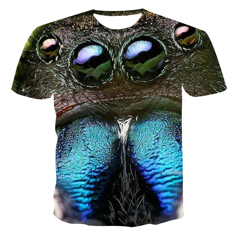 

3D Men's T-Shirt Frog Printing Large Size Fashion Summer Casual Loose Short-Sleeved Shirt O-Neck Breathable T-Shirt Men's Shirt
