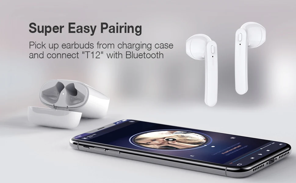 Наушники Bluetooth 5 0 беспроводные наушники вкладыши высокоточные стерео с защитой