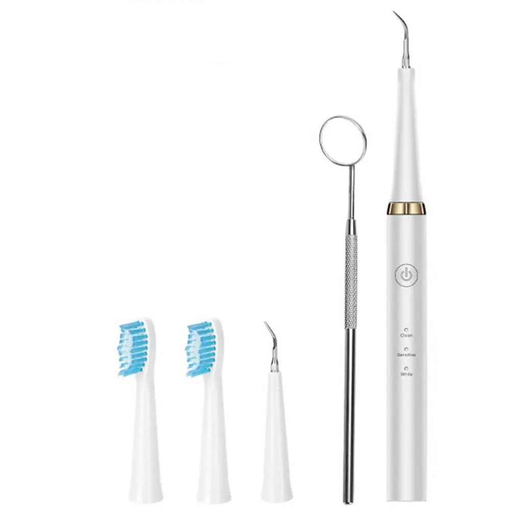 

Multi-Function Tooth Cleaner Red Teeth Calculus Remover Can Change Head Cleaning Teeth Whitening Electric Toothbrush