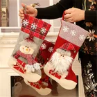 Рождественское украшение, мультяшный лось, снеговик, рождественские чулки, конфеты, чулки, рождественский подарок, сумка 2022, новый год, Счастливого Рождества