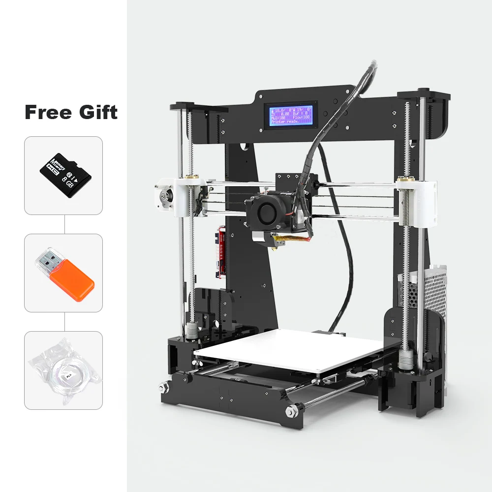 3D-принтер Anet A8 высокая скорость печати Reprap Prusa i3 игрушки высокой точности набор