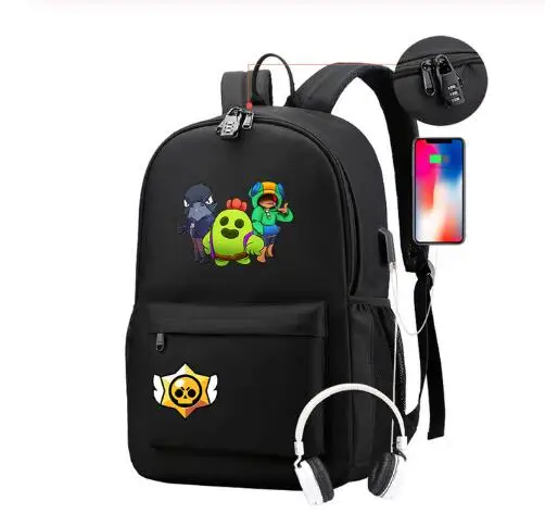 Рюкзак Leon Games для мальчиков и девочек школьный ранец с защитой от кражи