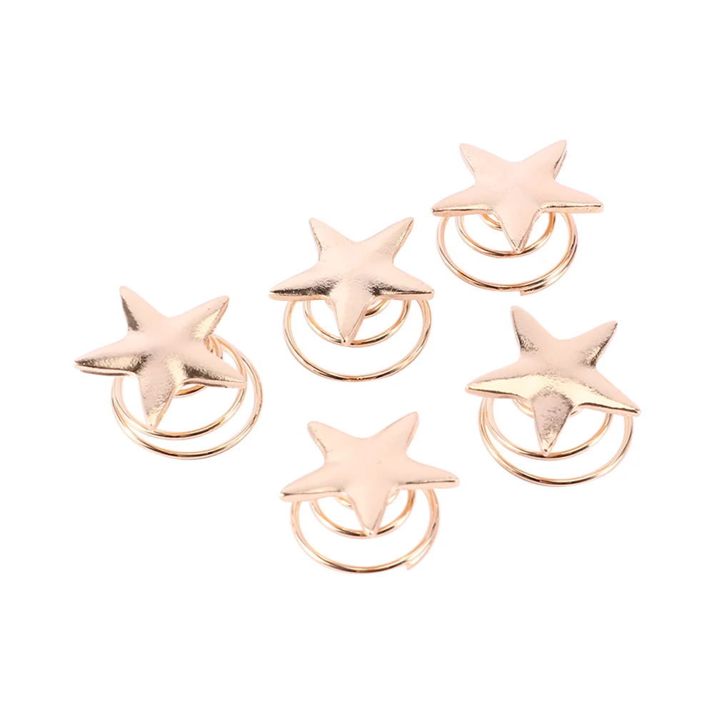 

Заколки для волос со звездами 5 шт., свадебные шпильки для волос на спирали для невесты, украшения для волос, аксессуары для волос золотого цв...