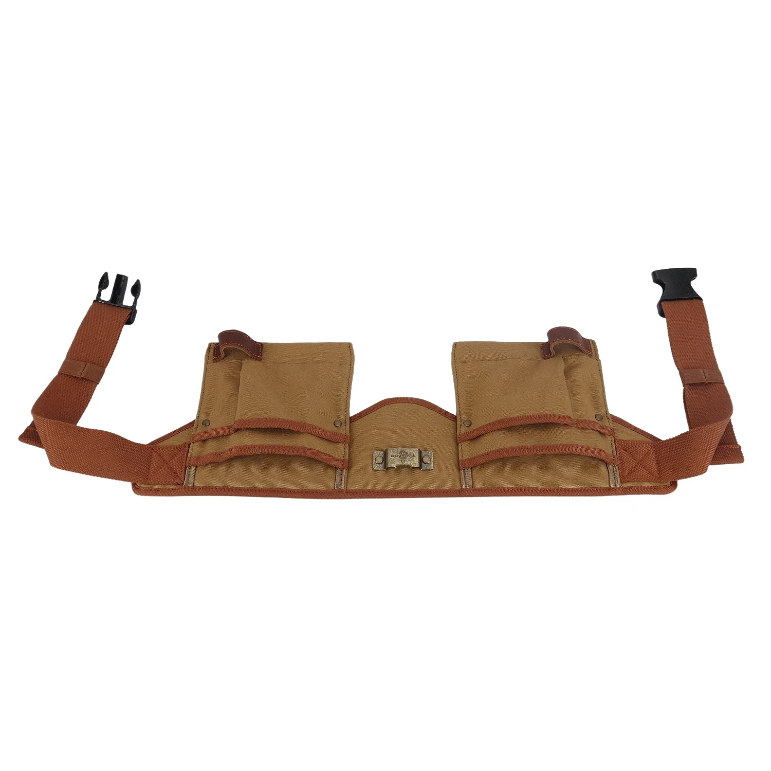 

Tourbon Canvas Electrician Tool Belt Pouch Carpenter Construction Holder Multi Pockets Organizer Waist Belts