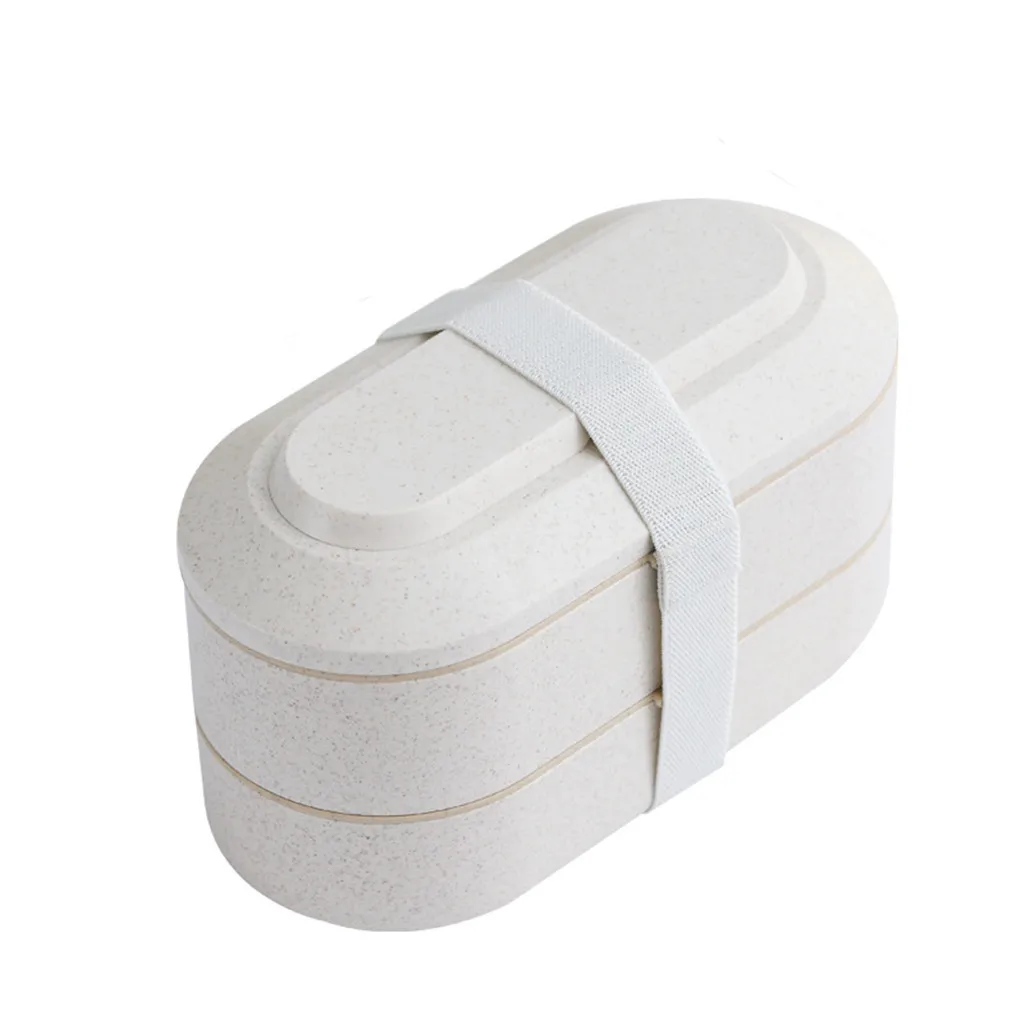 3-слойный Ланч-бокс с отсеками герметичный Бенто-бокс изолированный контейнер