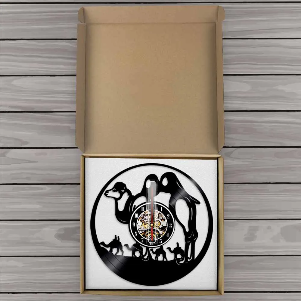 Настенные часы Camelcade виниловые для записи в виде дезертов и животных настенные