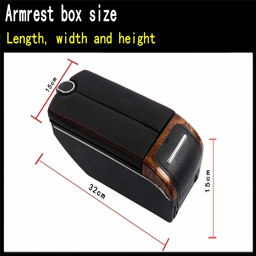 for renault captur clio iii iv armrest box double doors open usb interface centre console storage box arm rest car accessories free global shipping
