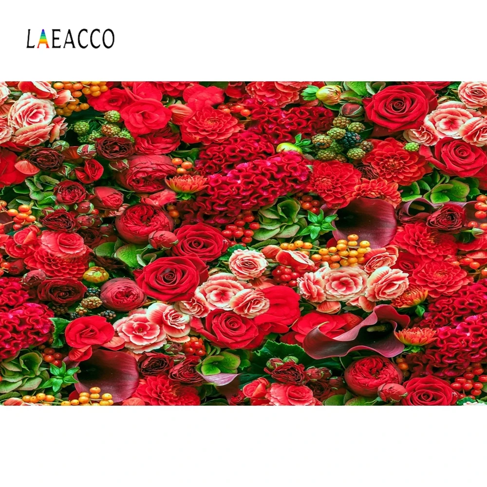 Laeacco/вечерние фоны для свадебной фотосъемки новорожденных с цветами на заказ для фотостудии