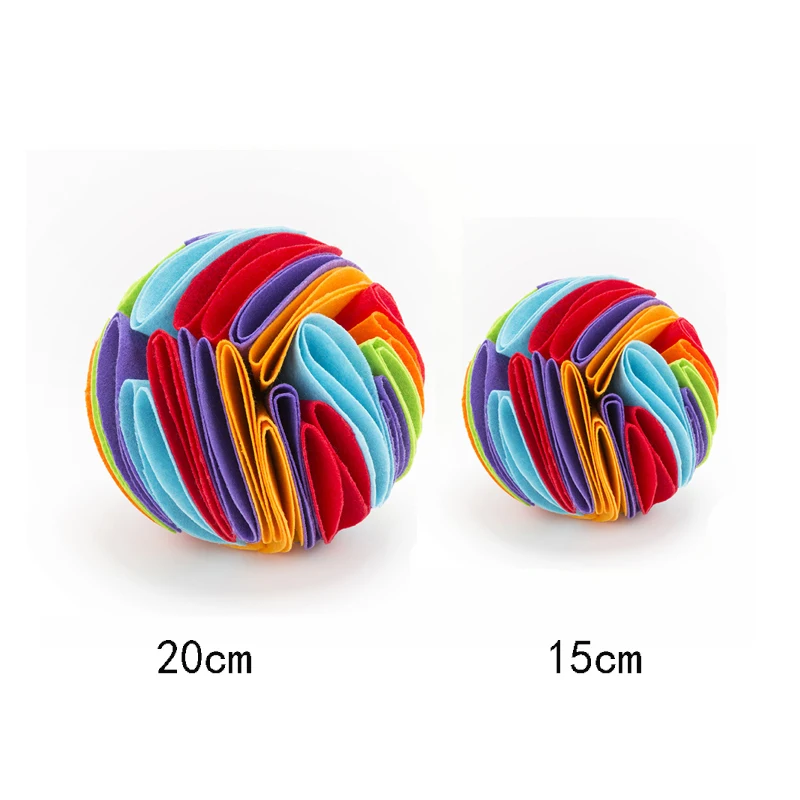 Snuffle мяч собака головоломки игрушки увеличить IQ медленно распределяя кормушка