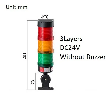 

Промышленная сигнальная башня LASEEM 5-слойная 24В