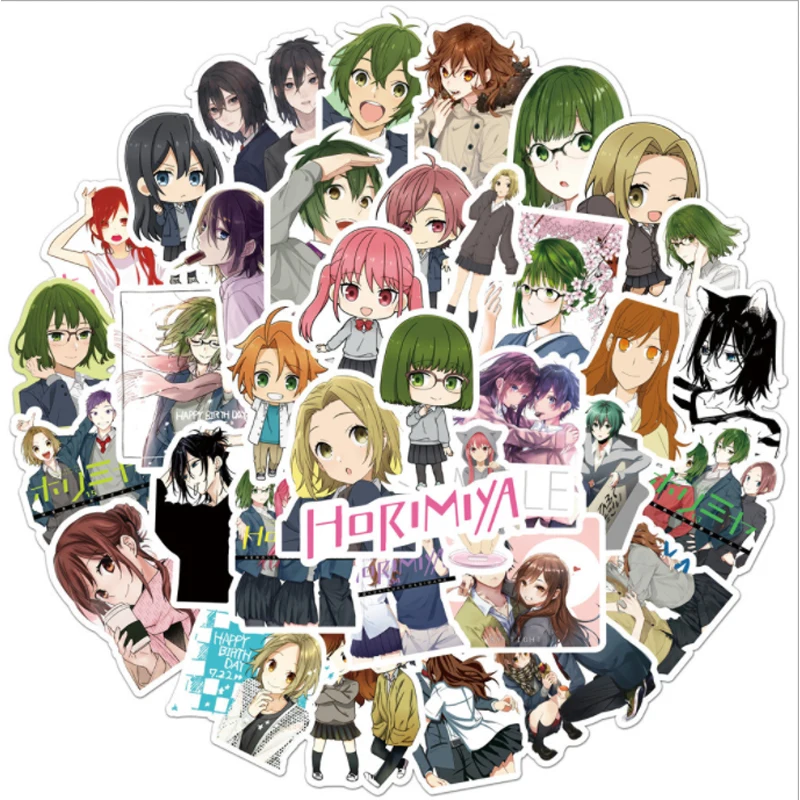 

50pcs Sticker Horimiya Miyamura Izumi Hori Kyoukoaccessories Cosplay Prop