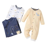 popodion baby clothes 2021 spring and autumn baby long sleeved romper three piece combination chd20380