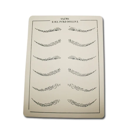 

5 Pcs Make up Practice Skin Professional Cosmetic Permanent Makeup Eyebrow Tattoo Practice Skin for Tattoo