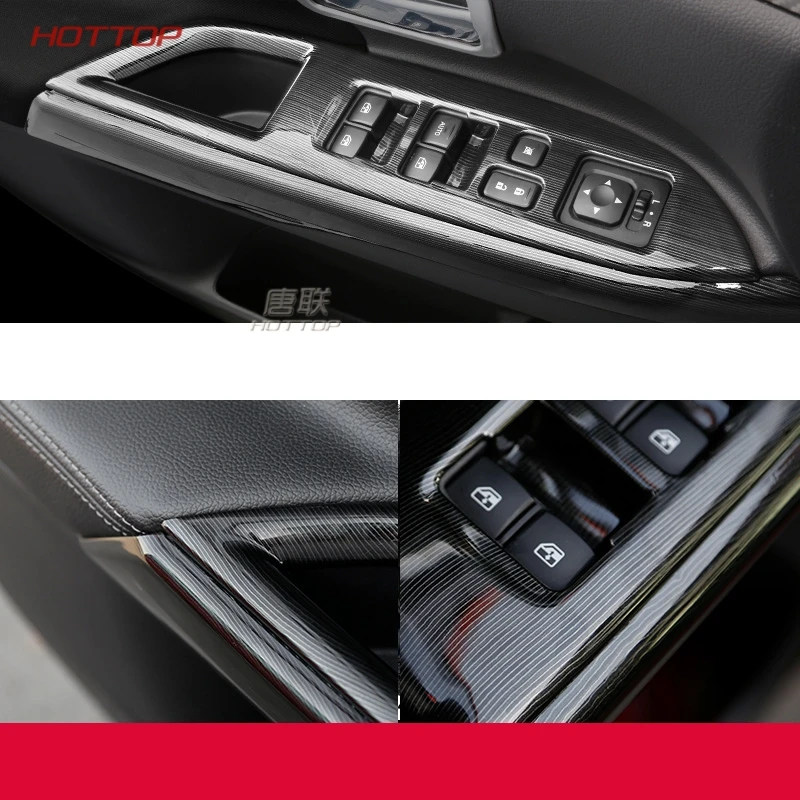 Наклейка Черная на дверь подлокотник окно кнопка переключения крышка панели