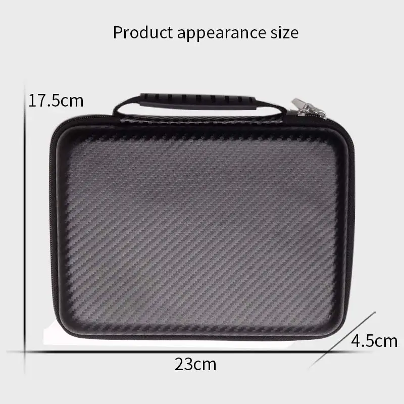 Кожаная электронная цифровая сумка для хранения с большой емкостью внешнего