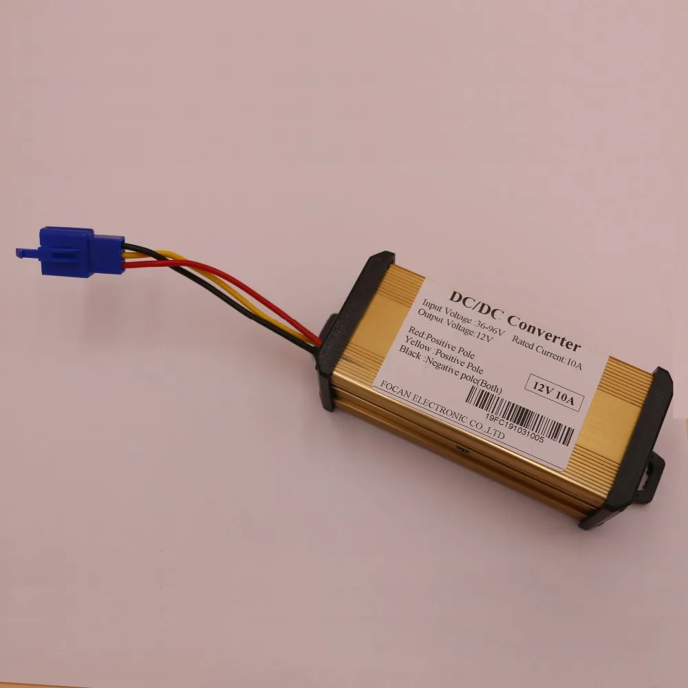 36 V/48 V/60 V/72 V 96 v-12 V 10A DC Напряжение конвертер адаптер для электрического автомобиля Батарея