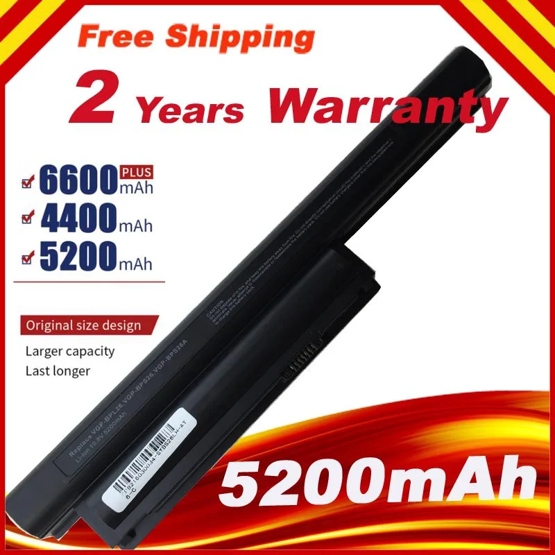 

Laptop Battery For SONY VGP-BPL26 VGP-BPS26 VGP-BPS26A BPS26 BPL26 for VAIO SVE141100C SVE14115 SVE14116 SVE15111 SVE1