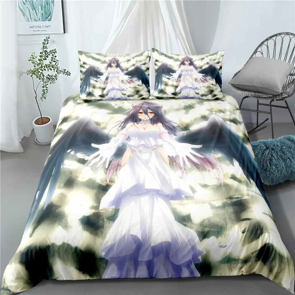 Персонаж Аниме Overlord домашний текстиль Подушка Чехол 3D постельное белье