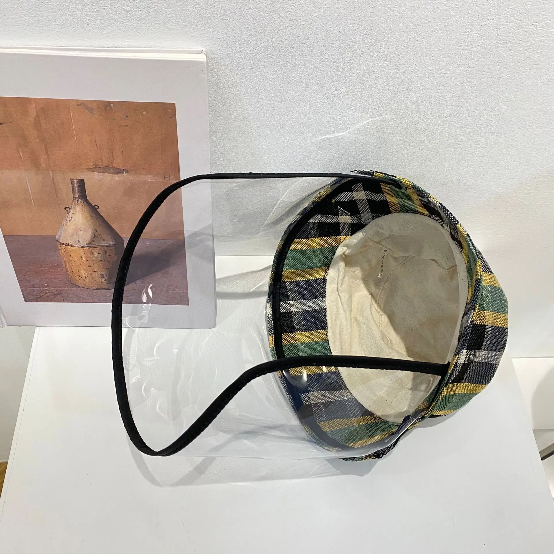 FOSIZZO унисекс шляпы ведра летние прозрачная парусиновая шляпа из ПВХ Finsherman