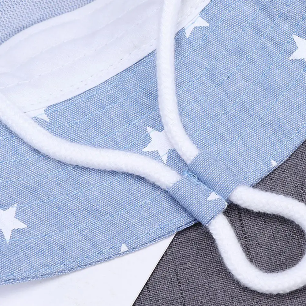 1pc Baby Sun Hat Boys Girls Bucket Soft Infant Summer Sunscreen Caps Fisherman Cotton Denim Travel Outdoor UV Protection | Детская