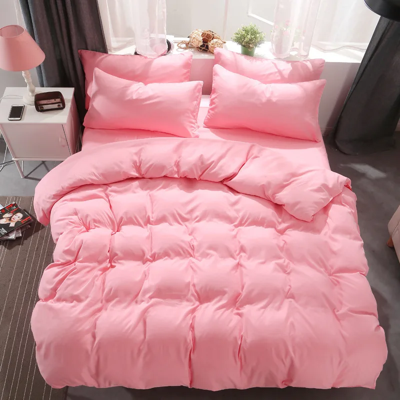 Оранжевый желтый чистый цвет Комплект постельного белья 3 шт./4 шт. детское Мягкое