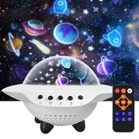 led star sky projector night light remote control rotating rechargeable table lamp indoor romantic decor christmas new year gift