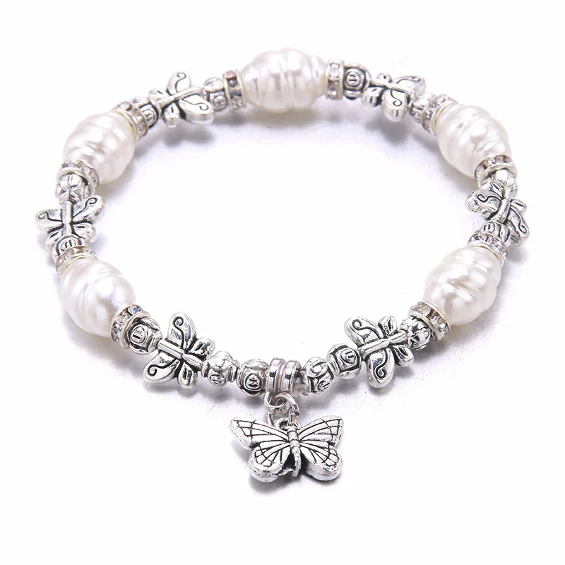 Летний тренд женский браслет из жемчуга ювелирные изделия бисера шарм