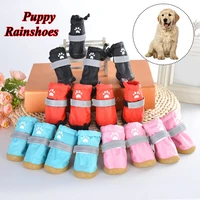 pet dog shoes waterproof for small medium dogs winter plush non slip soft bottom warm dog boots chihuahua teddy puppy footwear