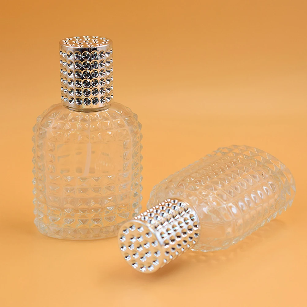 2 шт. прозрачный Заправляемый стеклянный спрей парфюмерный распылитель для