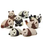 4 шт. Милая панда мох микро фотостатуэтка орнамент панда из смолы забавное украшение для младенцев Миниатюрный Сад A0i2