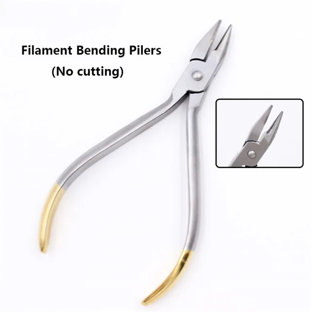 Wire Bend No cut Стоматологические Ортодонтические Плоскогубцы филаментные концевые режущие щипцы Дистальный концевой режущий зажим клещи из нержавеющей стали кусачки - Цвет: Wire Bend No cut