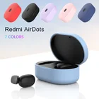 Матовый Силиконовый чехол для наушников Xiaomi Redmi Airdots TWS Bluetooth наушники гарнитура беспроводные наушники зарядный чехол Аксессуары