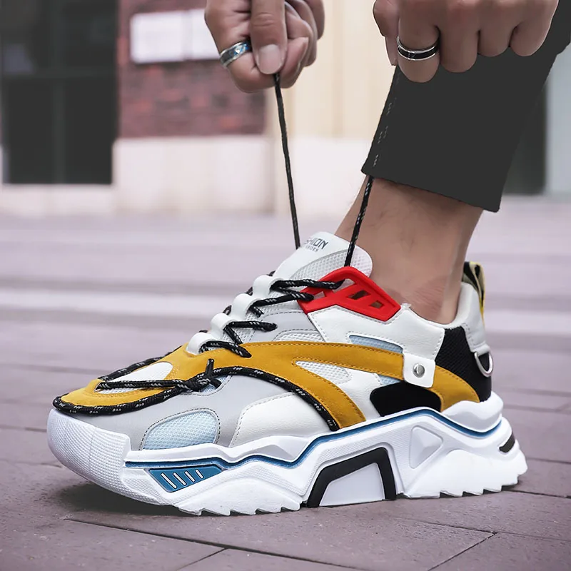 

Mens Fashion Sneakers Shoes Men Fashion Style Summer Sneakers New Men's Casual White Sports For Shoe Light Sneaker Mesn Male