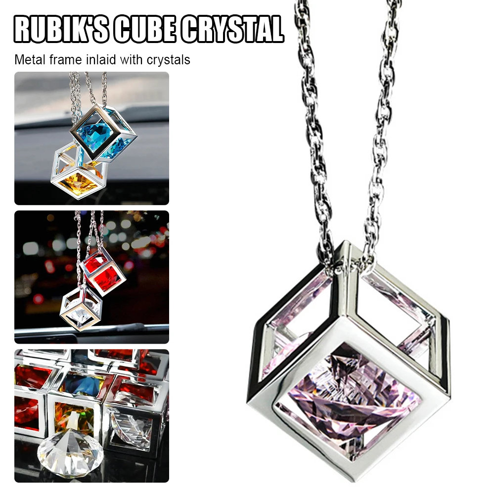 

Car Bling Kit Rearview Mirror Pendant Hanging Diamond Crystal Ornaments Auto Decor Car Styling Interior Accessories for Women