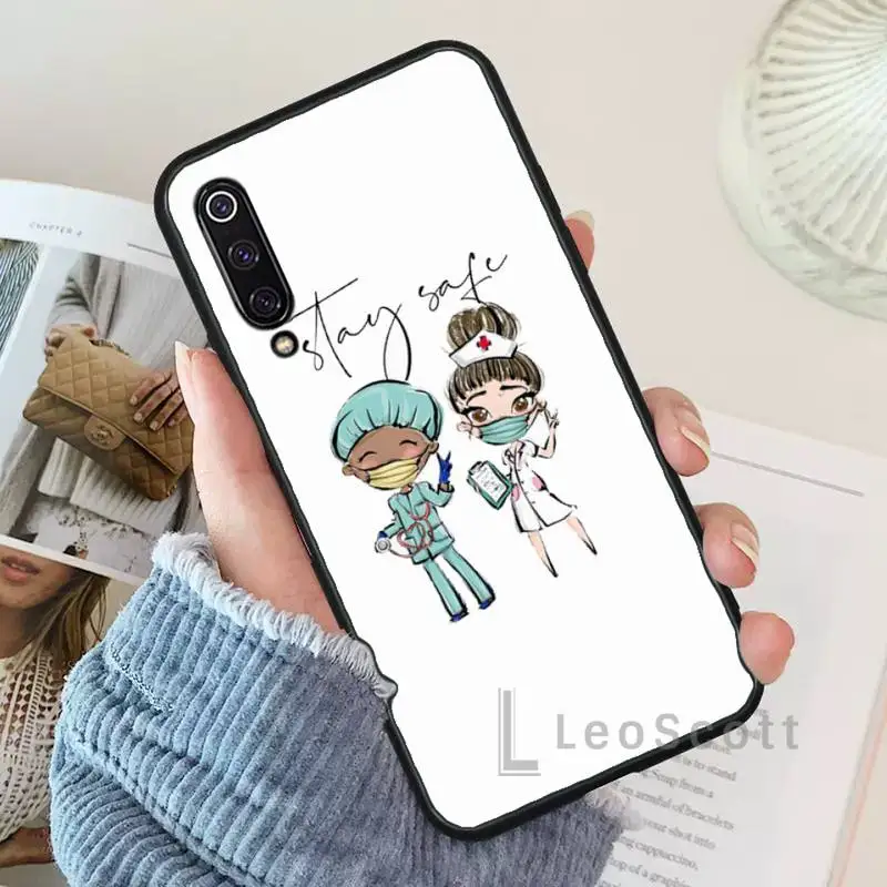 

Cartoon doctor Phone Case For Xiaomi Redmi 7 9t 9se k20 mi8 max3 lite 9 note 8 9s 10 pro