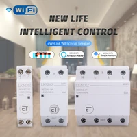 ewelink smart wifi circuit breaker remote control by voice control with alexa and google home 18mm din rail rdcbc1p 2p4p