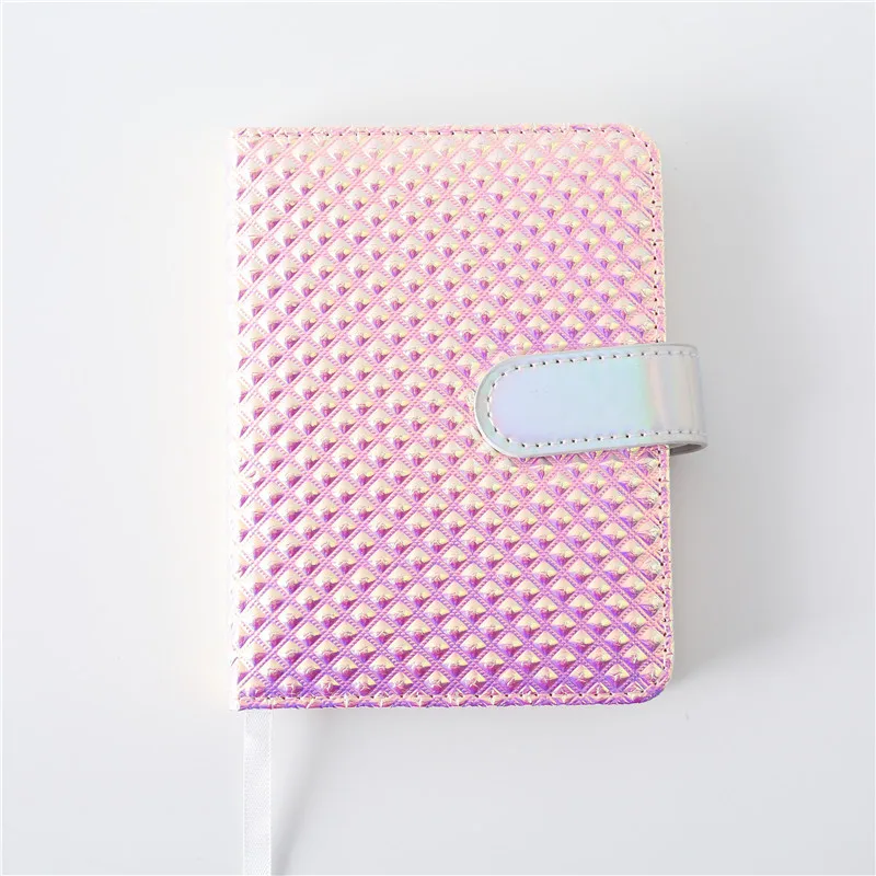 Креативный милый лазерный кожаный офисный кавайный дневник в твердом переплете