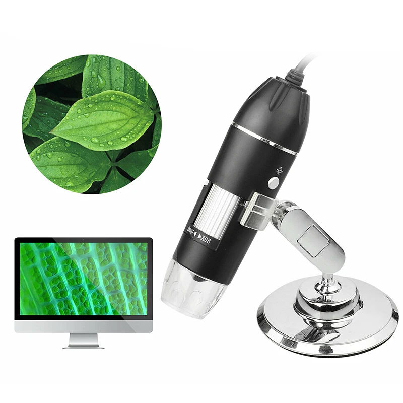 OTG цифровой микроскоп камера 8-светодиодный эндоскоп увеличение микро-объектив