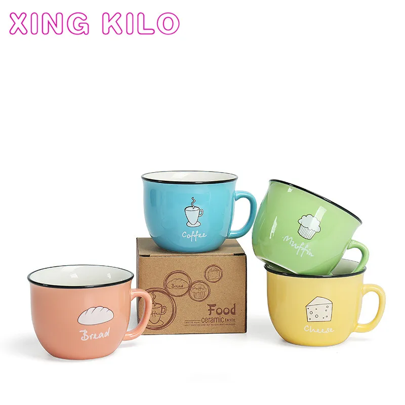 XING KILO детская керамическая чашка для завтрака оптовая продажа кружка на заказ