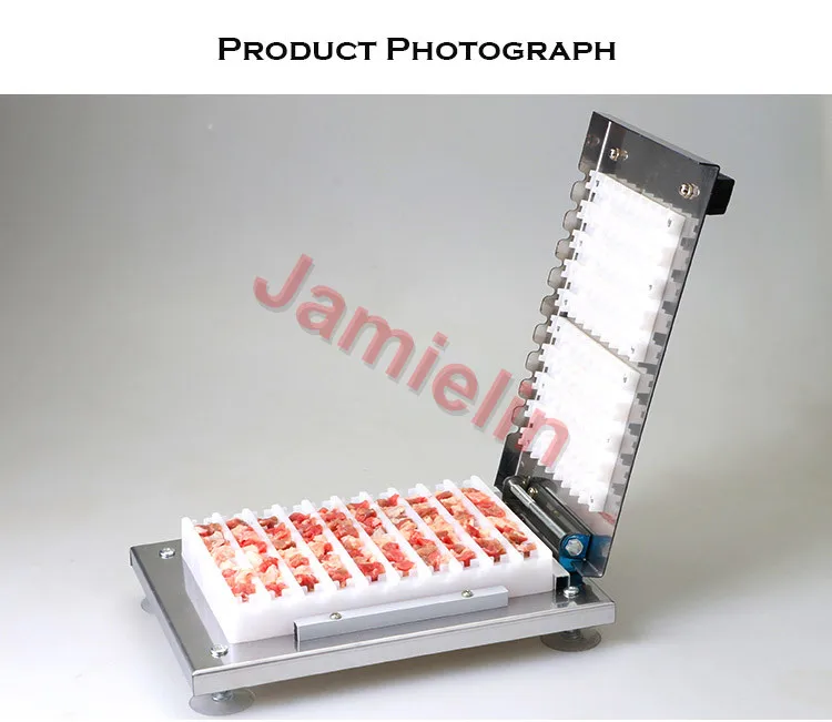 Jamielin ручная машина для изготовления мясных шашлыков веревочная из нержавеющей