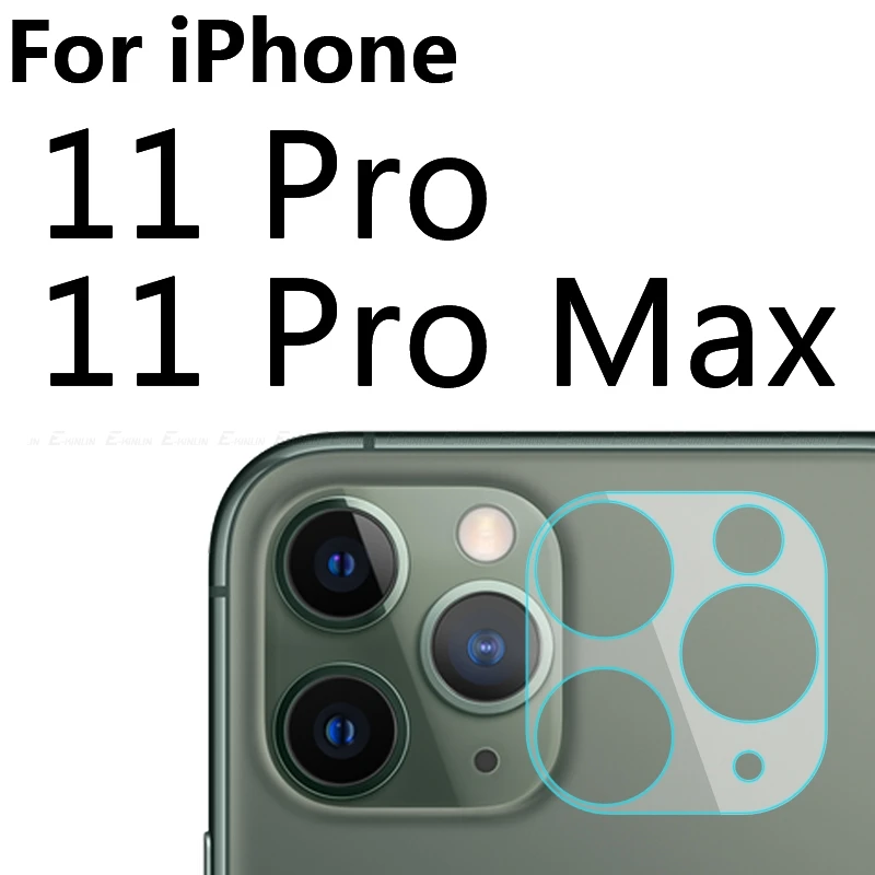 Защитная пленка для задней камеры из прозрачного закаленного стекла для Apple iPhone 11 Pro XS Max XR X 10 6 6S 7 8 Plus - Цвет: For iPhone 11 Pro