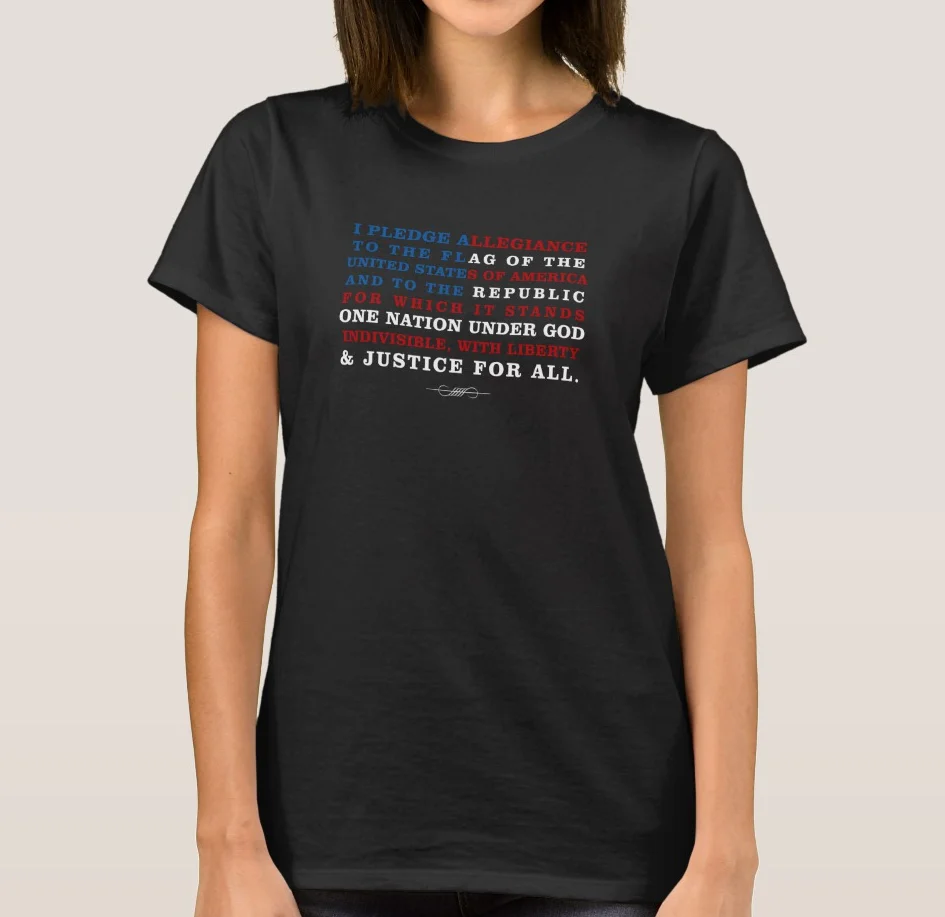 

The United States Pledge of Allegiance Women's T-Shirt