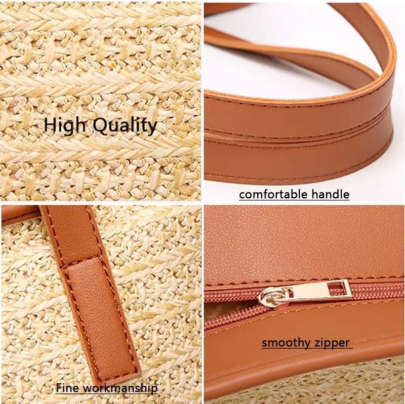 Wahyah Ротанговые сумки дизайнерские женские сумочки Плетеная соломенная сумка